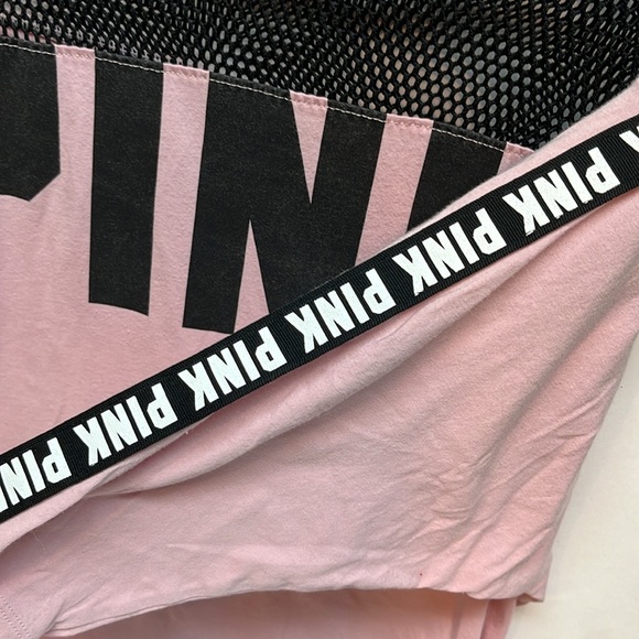 Victoria’s Secret PINK MESH BOYFRIEND JERSEY X-SMALL - Picture 5 of 8